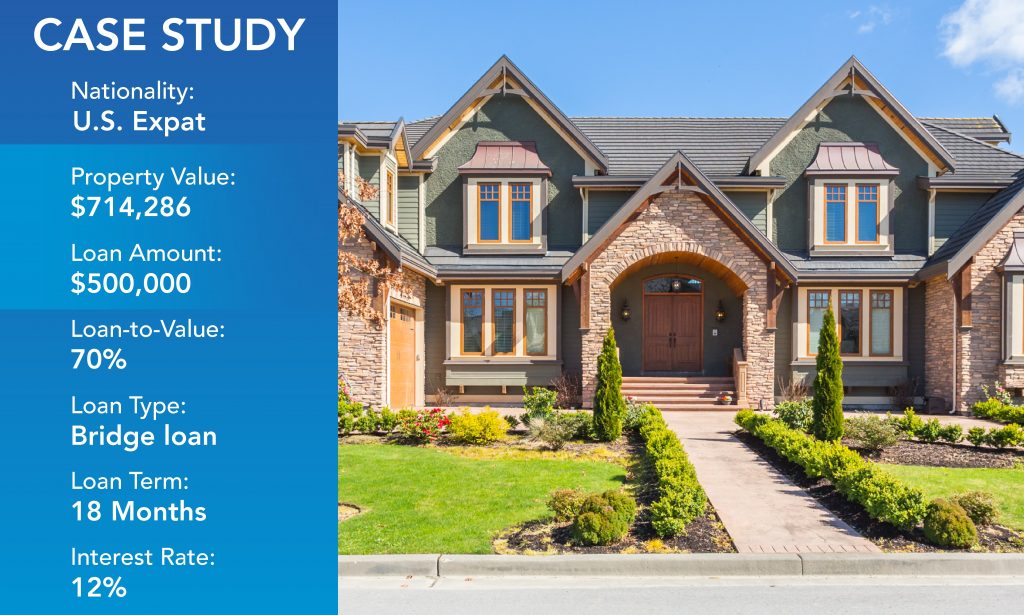 Bridge Loan Helps U.S. Expat | Loan For Foreign Property